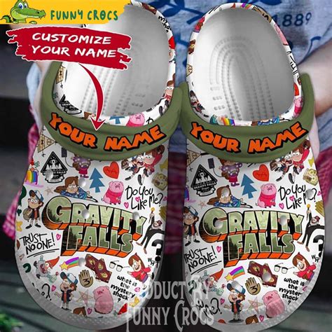 Gravity Falls Cartoon Crocs Shoes - Discover Comfort And Style Clog Shoes With Funny Crocs