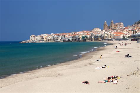 a beach with a view...Cefalu, Sicily | Christine Zenino | Flickr