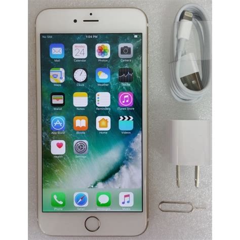 Apple iPhone 6 PLus 128GB A1522 Unlocked Gold Refurbished : iPhones ...