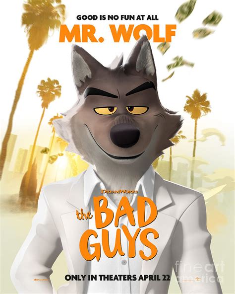 Mr Wolf Bad Guys Digital Art by Jovan Hayes | Pixels