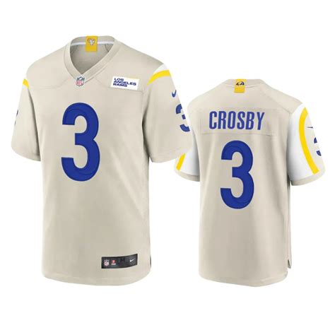 Los Angeles Rams Mason Crosby Bone Game Jersey - NB Jersey