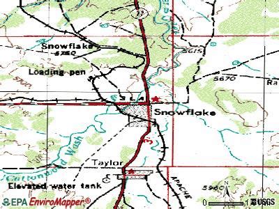 Snowflake, Arizona (AZ 85937) profile: population, maps, real estate, averages, homes ...