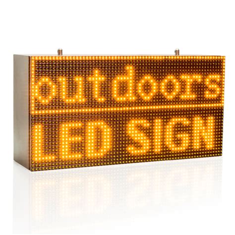 Leadleds Programmable Led Sign Outdoor Led Display by LAN Fast Send Me