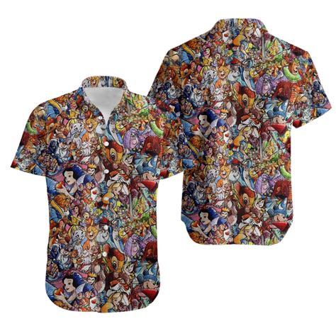 Disney All Characters Collection Hawaiian Shirt sold by Parvenu Eternal ...