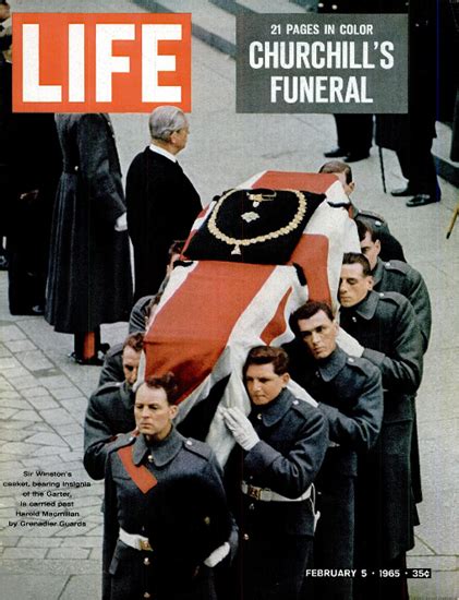 Sir Winston Churchill Funeral 5 Feb 1965 Copyright Life Magazine | Mad Men Art | Vintage Ad Art ...