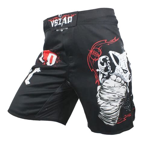 Men's Muay Thai Boxing Shorts Printing MMA Shorts Fight Grappling Short Polyester Kick Gel Thai ...