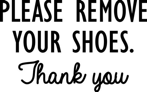 Shoes Off Please Remove Your Shoes Sign Printable - Leather Shoes