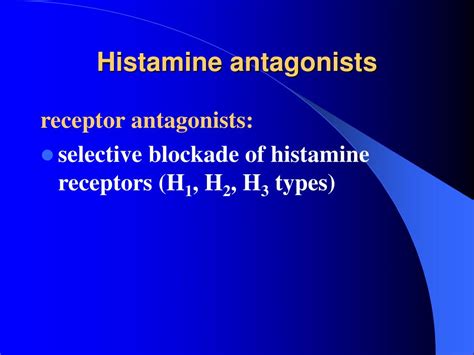 PPT - Histamine and antihistamine drugs PowerPoint Presentation, free download - ID:6801178