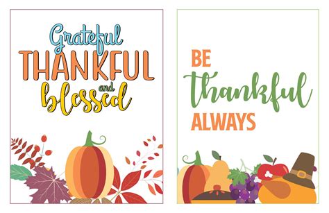 Happy Thanksgiving Banner - 10 Free PDF Printables | Printablee