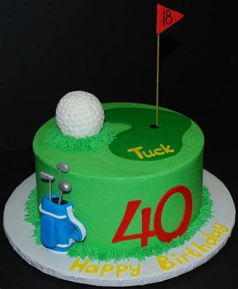 The Bakery Next Door: Golf Birthday Cake