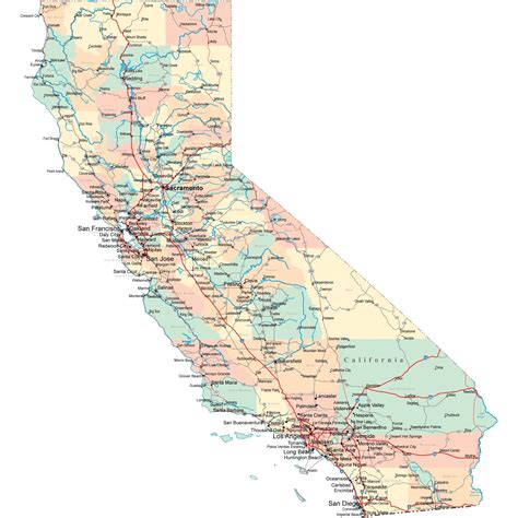 California Road Map - CA Road Map - California Highway Map
