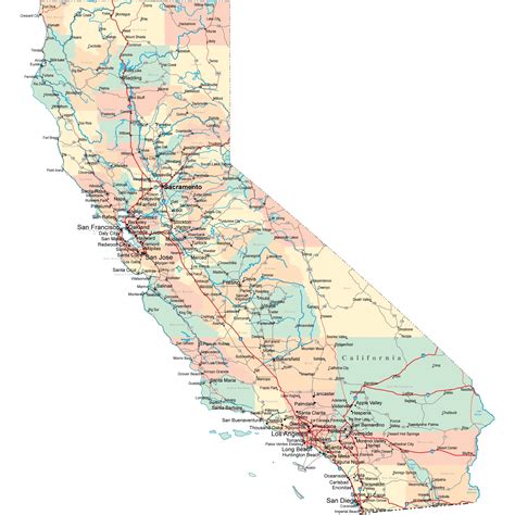 California Road Map - CA Road Map - California Highway Map