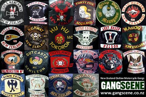 NZ motorbike gang patches | From www.gangscene.co.nz | Flickr