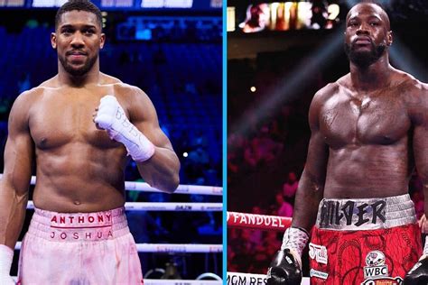 Boxing: Anthony Joshua and Deontay Wilder reportedly already have a ...