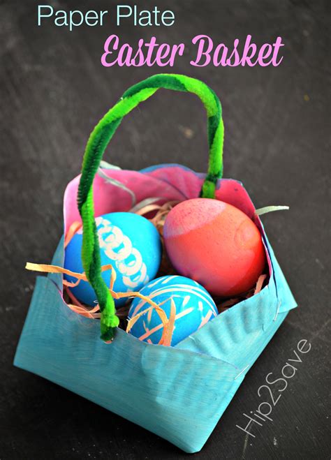 Homemade Paper Plate Easter Basket (Fun Kids Craft)