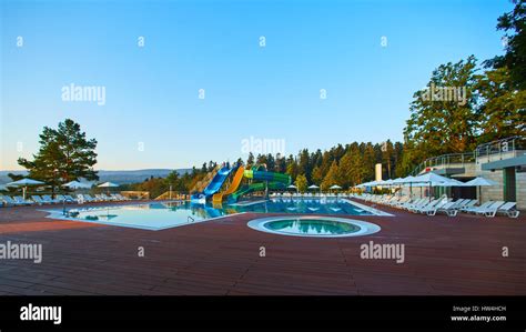 The luxury pool at 5 star hotel. Summer morning Stock Photo - Alamy