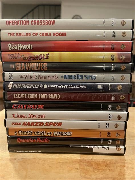 LOT OF 14 WB WARNER BROTHERS CLASSIC FILMS DVD BUNDLE PLEASE SEE PICS ...