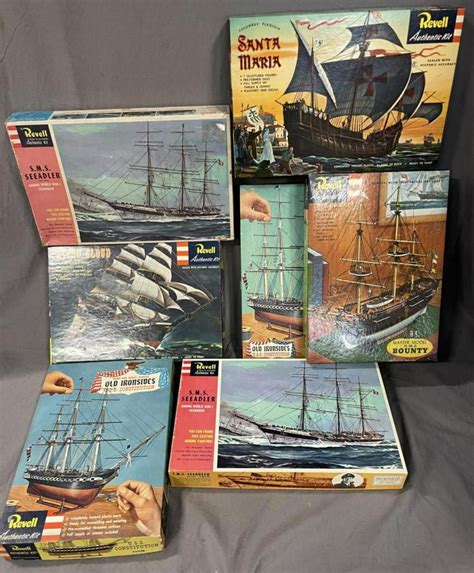 (7) Vintage Revell Ship Model Kits - Dec 14, 2022 | Weiss Auctions in NY