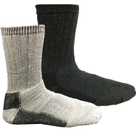 Mens Merino Wool Blend Warm Socks Size 6-11 Thick Heavy Duty - Insight Clothing