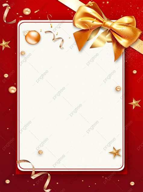 Red Gold Christmas New Years Day Background Wallpaper Image For Free ...