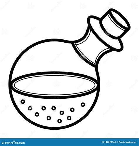 Elixir vector icon stock illustration. Illustration of container - 147820169