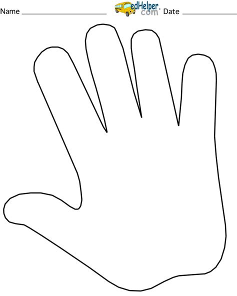 handprint outline clipart free 20 free Cliparts | Download images on ...