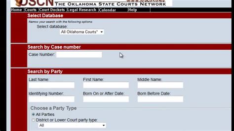 Free Oklahoma Court Records Search - YouTube