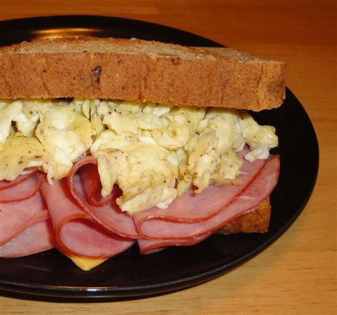 Christine's Pantry: Ham And Egg Sandwich