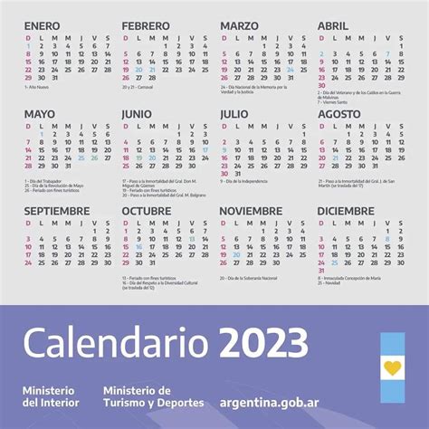 Calendario 2023 Feriados Uruguay - Image to u