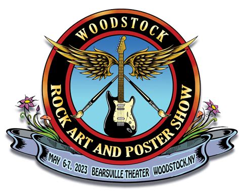 Woodstock Rock Art and Poster Show 2023 | Bearsville Center | Bearsville, NY