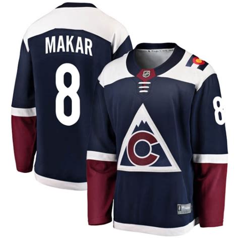 Breakaway Fanatics Branded Youth Cale Makar Colorado Avalanche ...