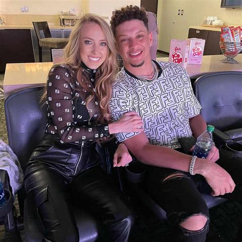 Patrick Mahomes and Fiancée Brittany Matthews Wear Matching Fendi Fits