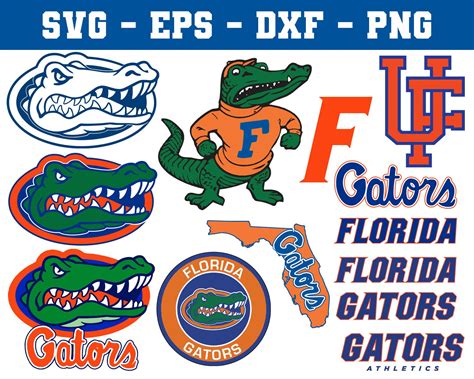 Florida Gators football NCAA Logo Svg, Eps, Dxf, Png