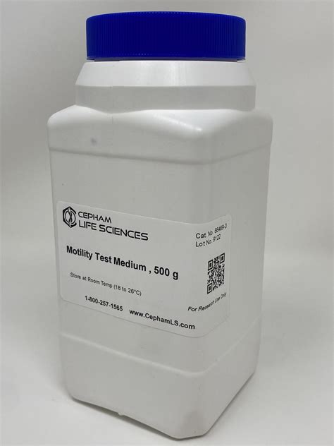 Motility Test Medium - Cepham Life Sciences Research Products