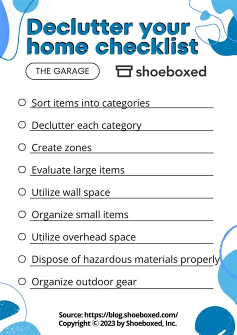 Declutter Your Home Checklist: Free Printable Checklists