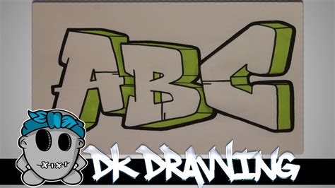 How to draw graffiti - Graffiti Letters ABC step by step - YouTube