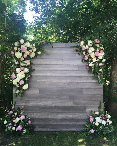Wedding Flower Wall Backdrop