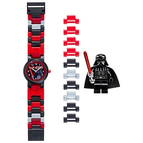 Buy LEGO Star Wars Darth Vader Watch, Red/Black | John Lewis