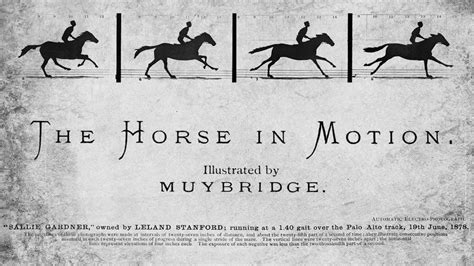 The Horse in Motion - YouTube