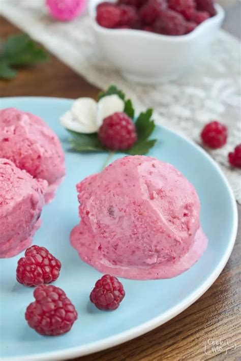 Healthy Raspberry Frozen Yogurt Recipe - Cook.me Recipes