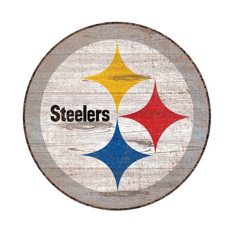 Adventure Furniture NFL Indoor Pittsburgh Steelers Distressed Logo ...