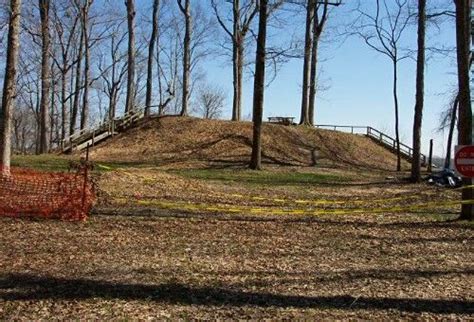 Riverside Drive. The largest of the Indian Mounds at Shiloh National Military Park. It is ...