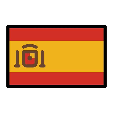Spain flag emoji clipart. Free download transparent .PNG | Creazilla