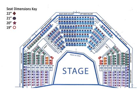 Seating Chart | Centre Stage