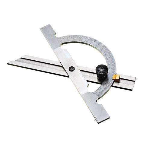 New 150x100mm Stainless Steel Adjustable Protractor 10-170 Degree Angle ...