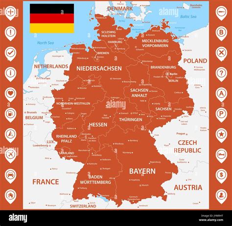 Top 101+ Pictures Map Of Germany With States And Capitals Sharp