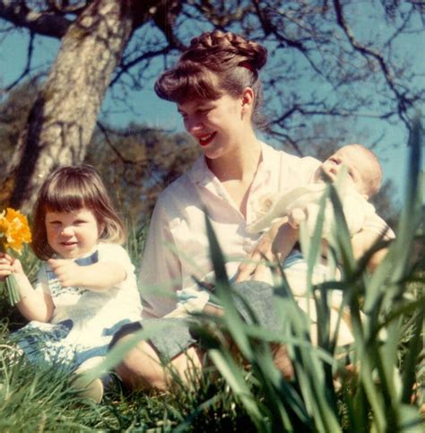 Sylvia Plath with her two children, Nicholas and Frieda, April 1962 ...