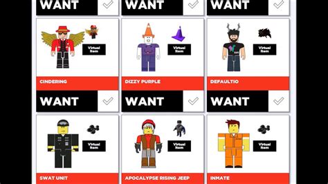 Roblox Toys Series 1 Checklist