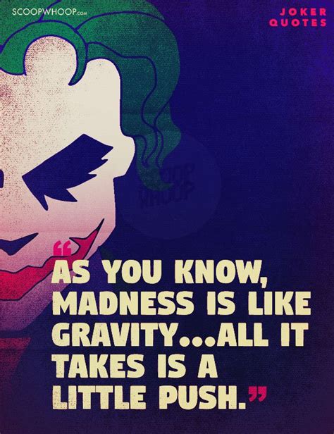 18 Joker Madness Quotes | 18 Heath Ledger Joker Dialogues