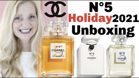 Chanel No5 limited edition holiday 2021 | Chanel No 5 holiday unboxing ...